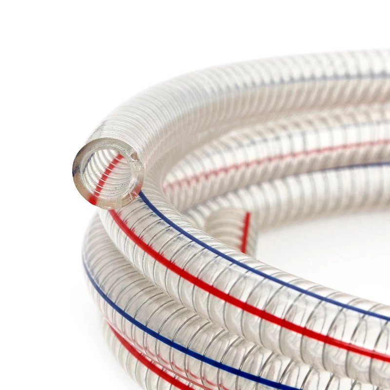 Customized PVC Clear Steel Wire Hose Spring Hose