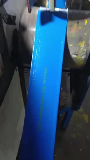 파란색, 주황색 PVC 레이플랫 호스, 관개용 호스